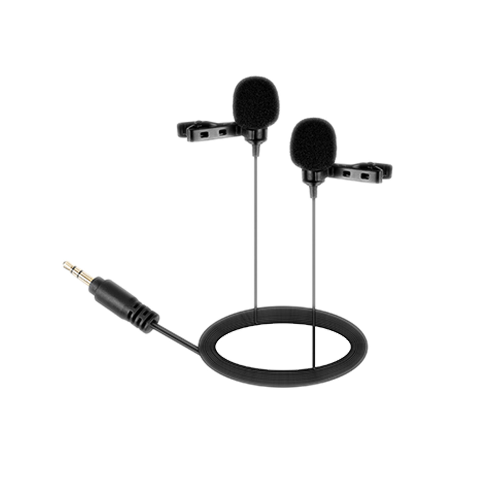 Boya Dual Lavalier microphone for DSLR Camera, Camcorders and Wireless ...