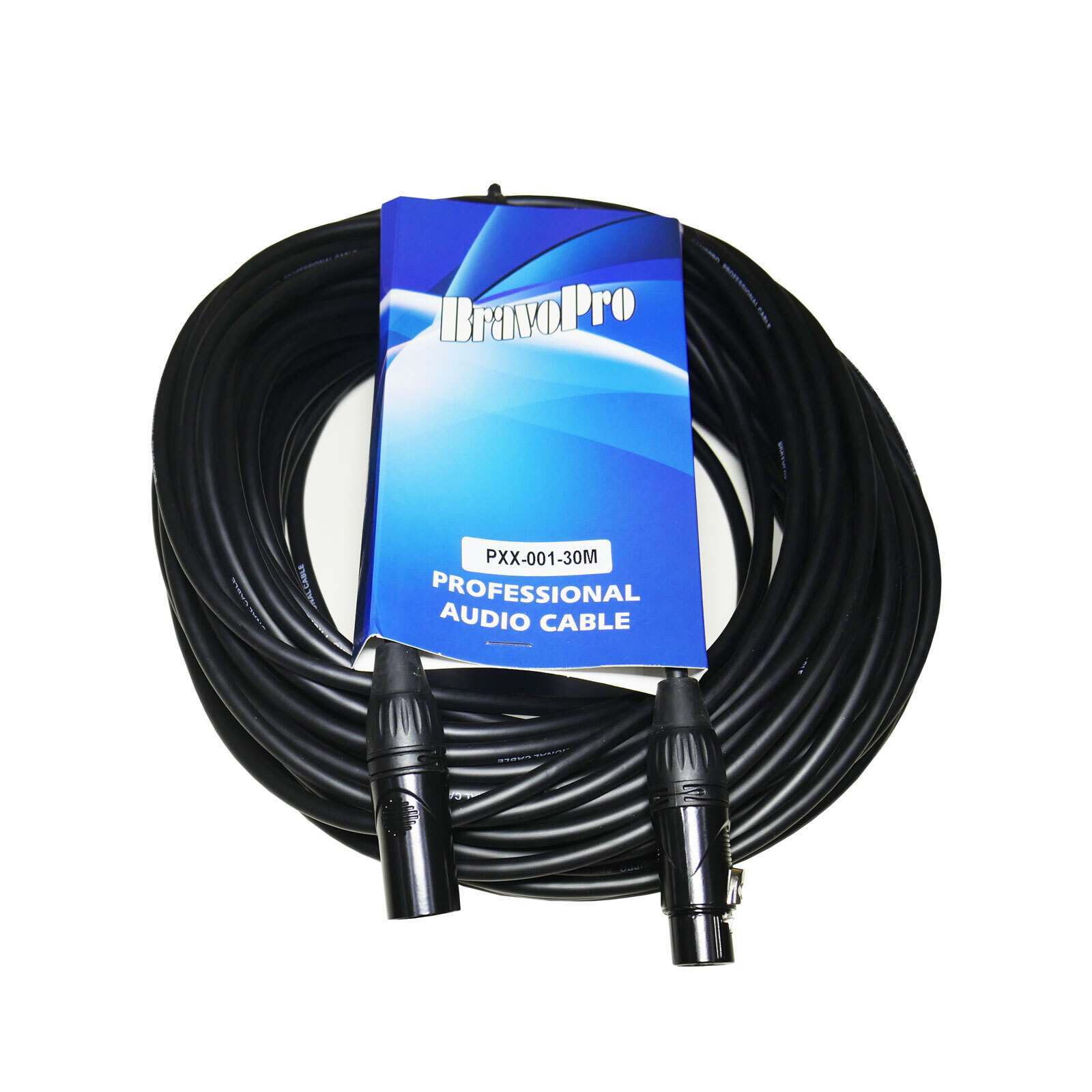 Professional Microphone Cable with Male Female XLR connectors 1m