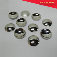 Lot-of-10  58mm Circular Glass Reflectors  (secondhand)