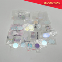 Lot-of-110  27mm Dichroic Colour Filters - Assorted Colours   (secondhand)