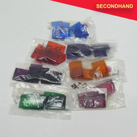 Lot-of-40  26mm Coloured Glass Lenses - Assorted Colours   (secondhand)