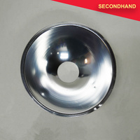 196mm Aluminium Reflector with 52mm Centre Hole (secondhand)