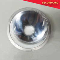 140mm Aluminium Reflector with 36mm Centre Hole (secondhand)