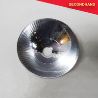 138mm Aluminium Reflector with 23mm Centre Hole (secondhand)