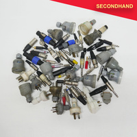 Quantity of Assorted Plugs, Sockets & Parts [G]  (secondhand)