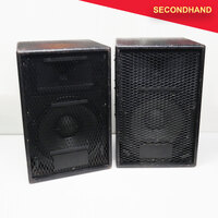 Pair of ART 303 Passive Speaker Boxes 12" Woofer & Horn (secondhand)
