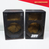 Pair of Empty ART 303 Speaker Boxes Unloaded with 2-way X/over suit 12" Woofer & Horn  (secondhand)
