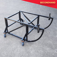 Lifting-Rolling Audio/Lighting Console Stand with Wheels (secondhand)