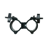 Eventec CLAMPDP50L  Aluminium Double Swivel Pipe Clamp - suits 46-51mm Tube