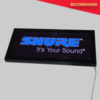 "Shure" Illuminated Sign - 97cm x 45cm (secondhand)