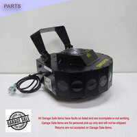 Chauvet Sweeper Effect Light with Working Lamp - Colour Wheel Working, Sound-Light Motor Not Working (garage item)