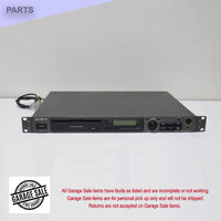 Sony CDP-D11 CD Player Rack Mount 1RU - No remote, RCA Outputs OK, XLR outputs not working, Digital out not tested (garage item)