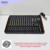 Ross 12X2 Mixer, Powers up. Output very low, Dirty Pots & Sliders (garage item)