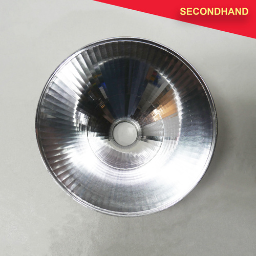 140mm Aluminium Reflector with 22mm Centre Hole (secondhand)