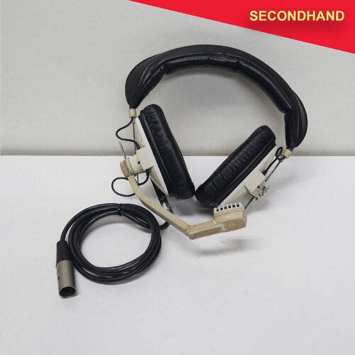 Beyer DT109 Dual Ear Muff Communication Headset with Cable & 4-pin XLR Female Connector (secondhand)