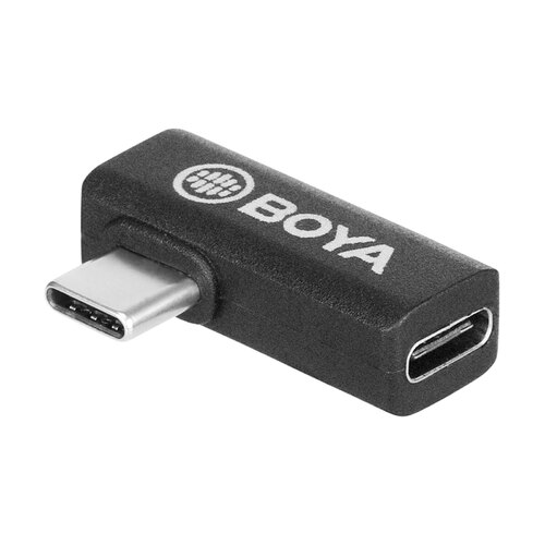 Boya K5 USB Type-C (Male) to USB Type-C (Female) Right Angle Adapter