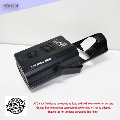 Clay Paky Mini Scan HPE - Powers up but not working, Broken Mirror, No Lamp (garage item)