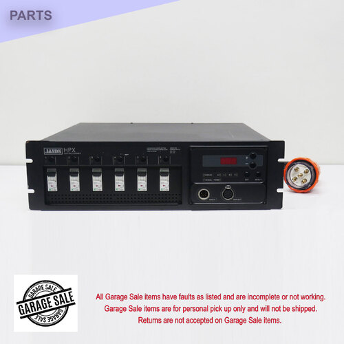 Jands HPX 6-channel 5Kw Dimmer Socapex Output & 50a 3-phase Plug Top - Channel 2  Not Working   (garage item)