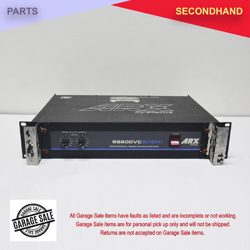 ARX SS600VC Power Amplifier (garage item)