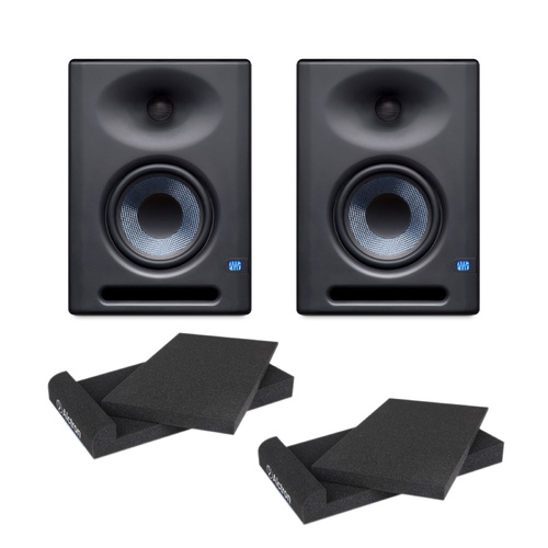 PreSonus Eris E5XT - 5 inch Active Studio Monitor (Pair) & BONUS Isolation Pads