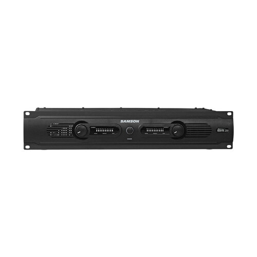 Samson Servo 200A 2RU 2-Channel Power Amplifier - 100w Per Channel @ 4-ohms